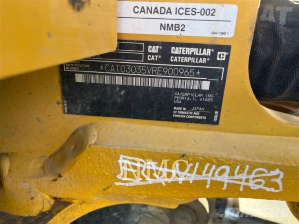 CAT 303.5 Pásové rýpadlá