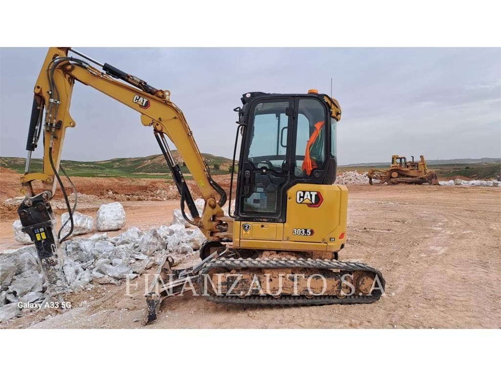 CAT 303.5 Pásové rýpadlá