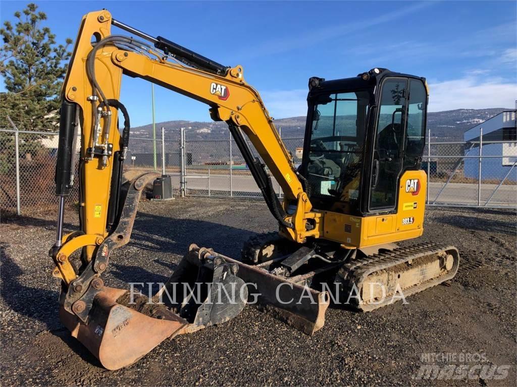 CAT 303.5-07 Pásové rýpadlá