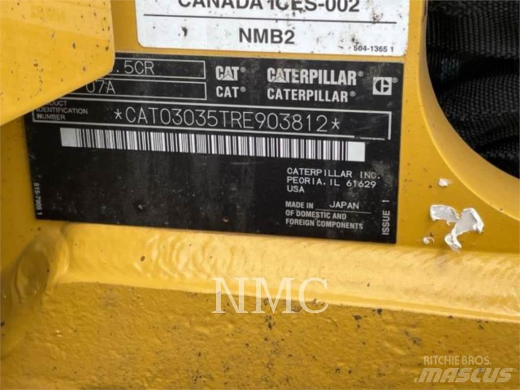 CAT 303.5-07CR Pásové rýpadlá