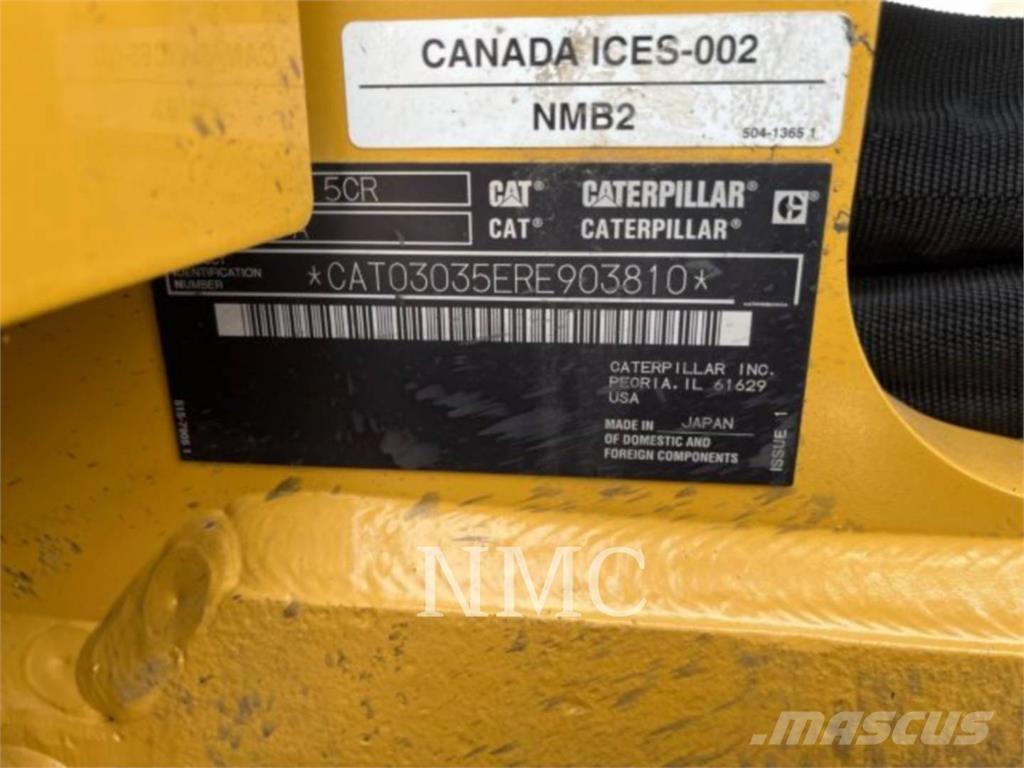 CAT 303.5-07CR Pásové rýpadlá