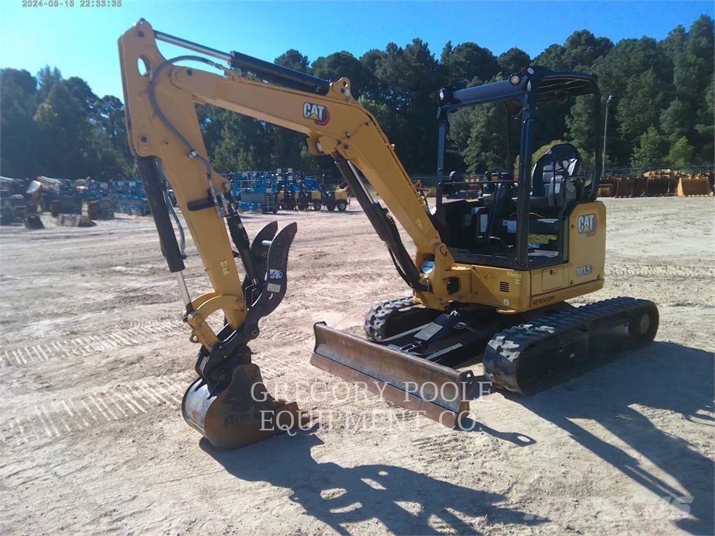 CAT 303.5-07CR Pásové rýpadlá