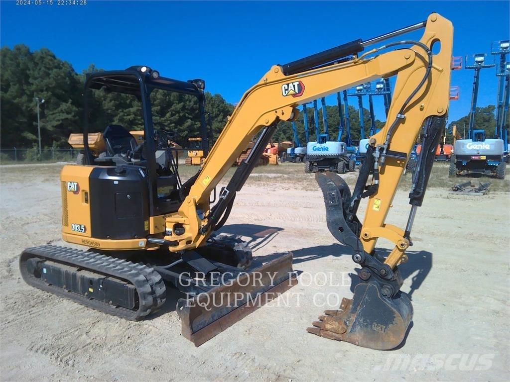 CAT 303.5-07CR Pásové rýpadlá