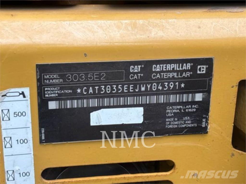 CAT 303.5E2 Pásové rýpadlá