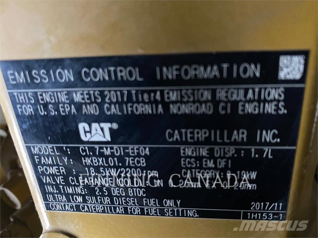 CAT 303.5E2 CR Pásové rýpadlá