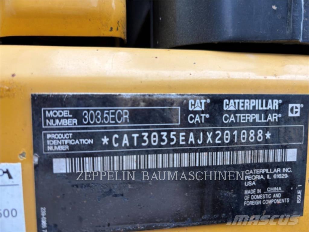 CAT 303.5ECR Pásové rýpadlá