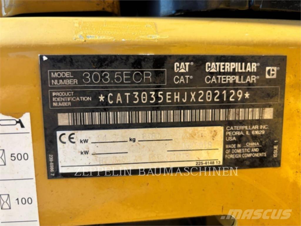 CAT 303.5ECR Pásové rýpadlá