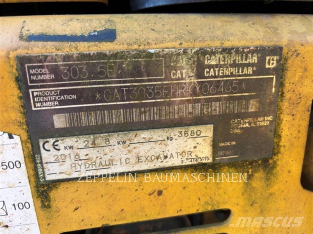 CAT 303.5ECR Pásové rýpadlá