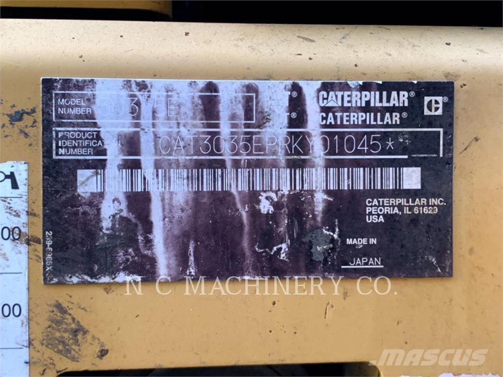 CAT 303.5ECRCN Pásové rýpadlá