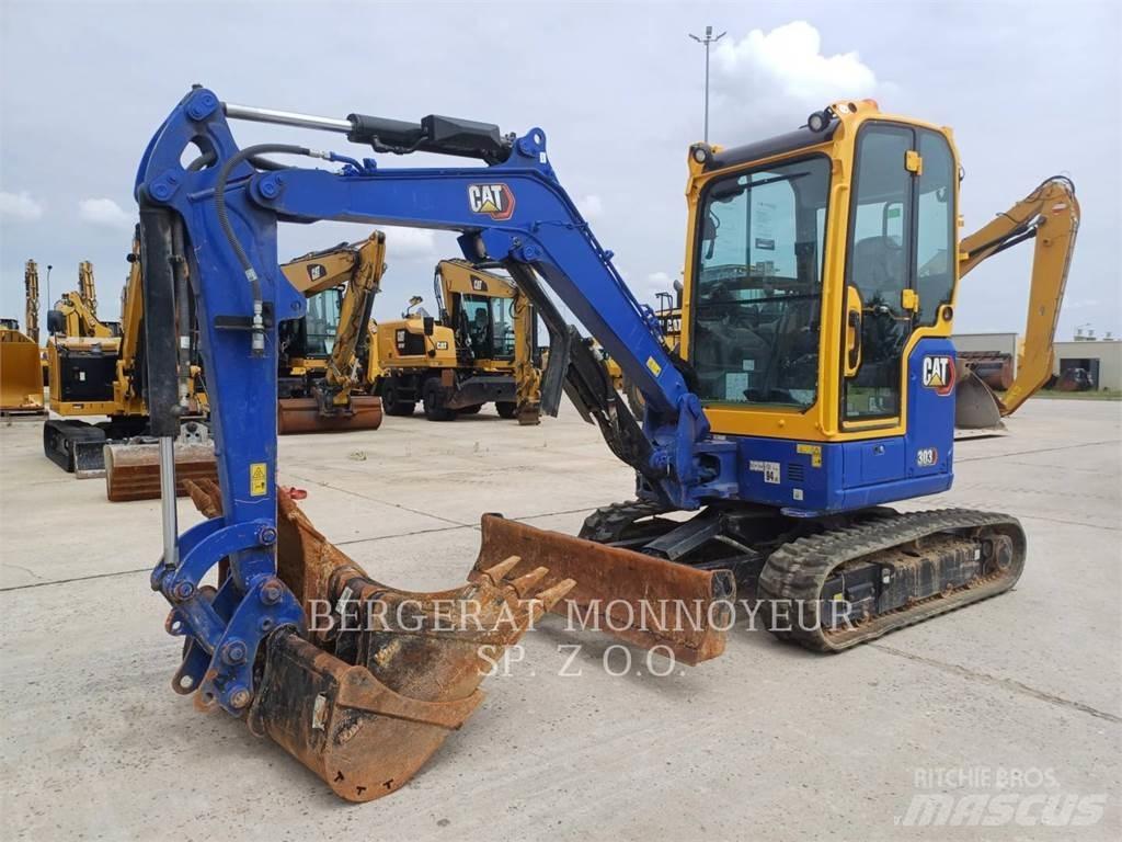 CAT 303 CR Pásové rýpadlá