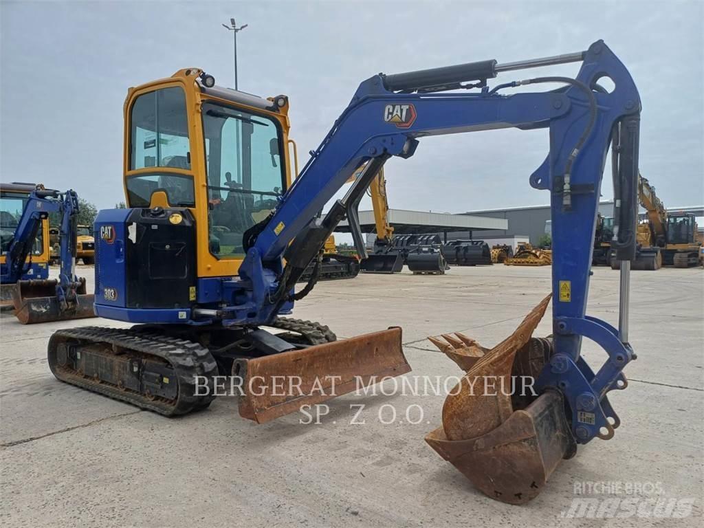CAT 303 CR Pásové rýpadlá