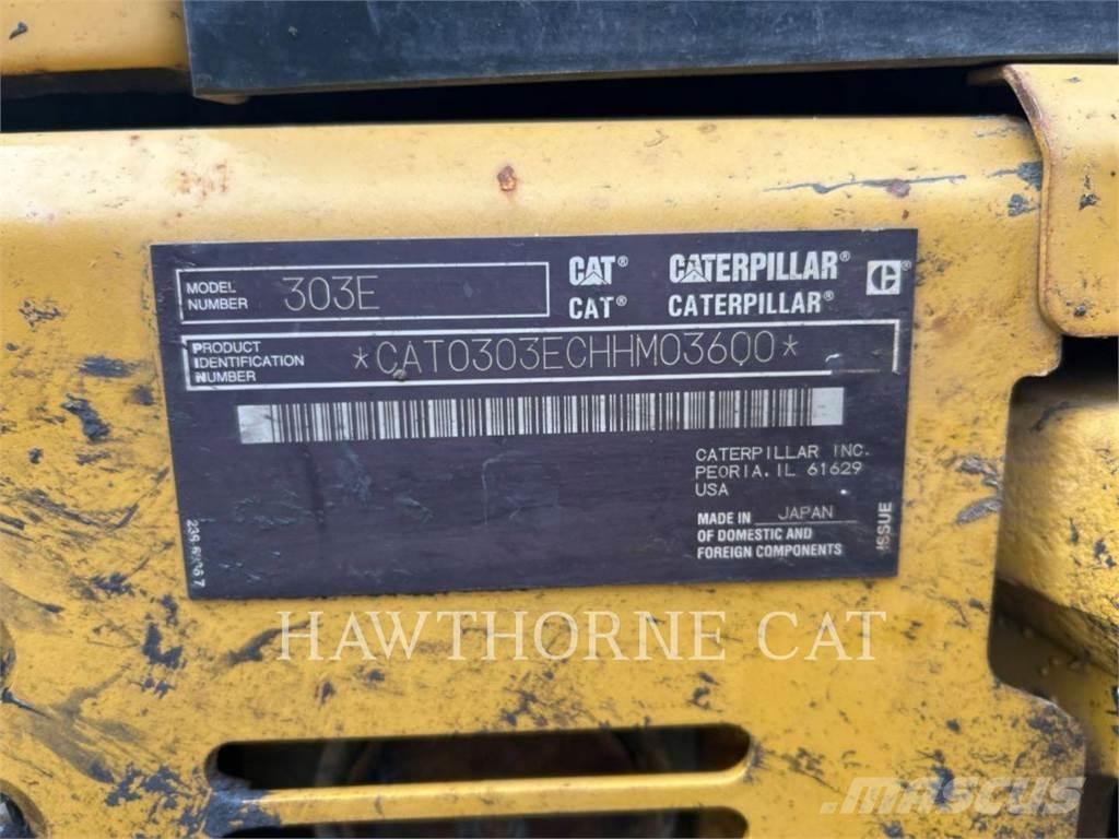 CAT 303E CR Pásové rýpadlá