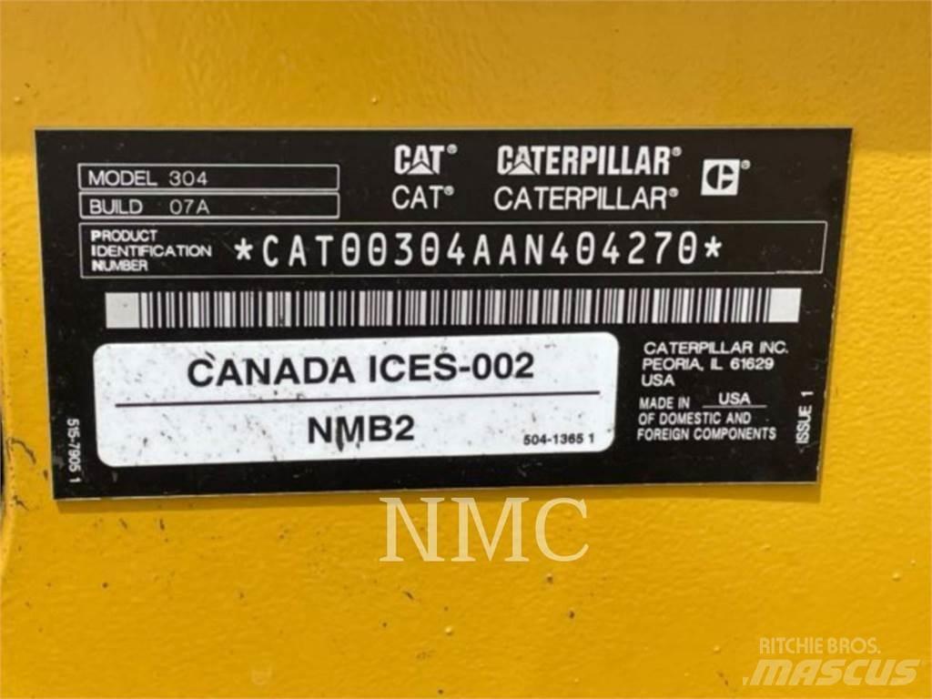 CAT 304-07 Pásové rýpadlá