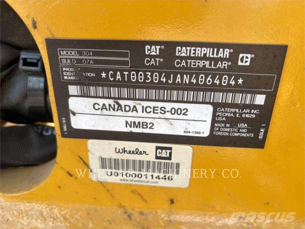 CAT 304 C3 THQ Pásové rýpadlá