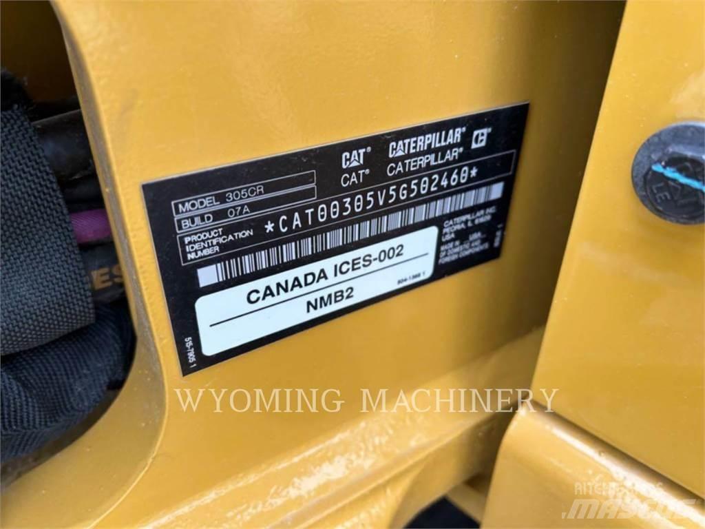 CAT 305 Pásové rýpadlá