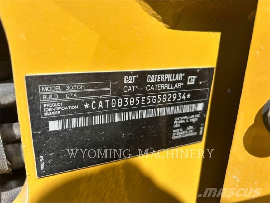 CAT 305 Pásové rýpadlá