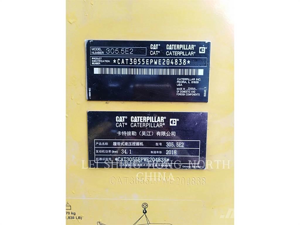 CAT 305.5E2 Pásové rýpadlá