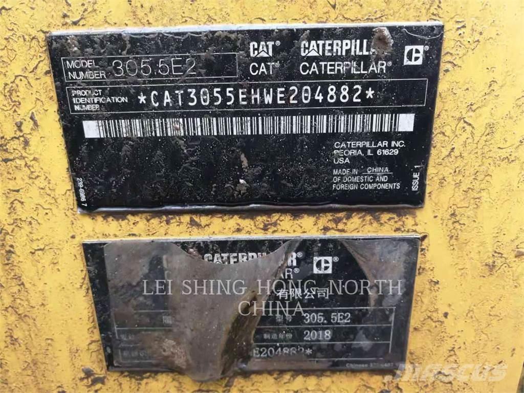 CAT 305.5E2 Pásové rýpadlá