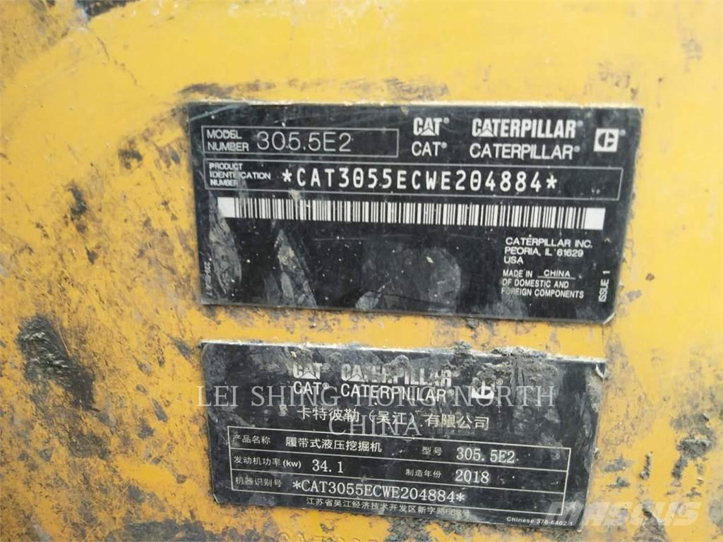 CAT 305.5E2 Pásové rýpadlá