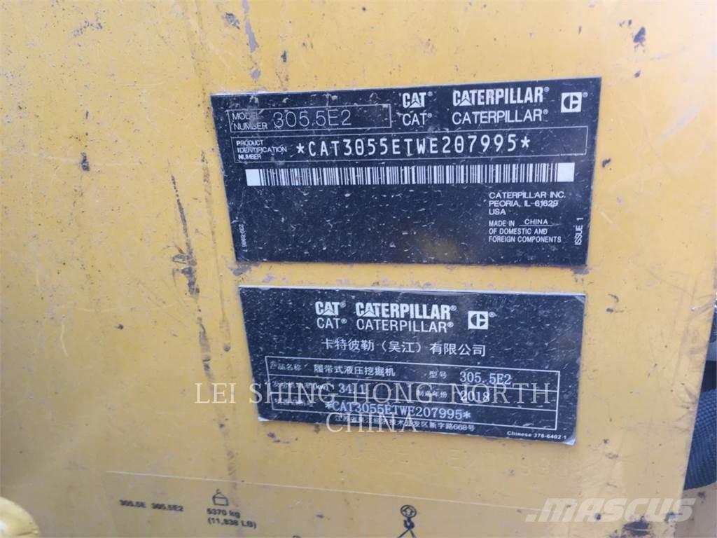 CAT 305.5E2 Pásové rýpadlá