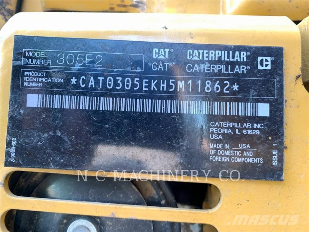 CAT 305E2 CRCB Pásové rýpadlá