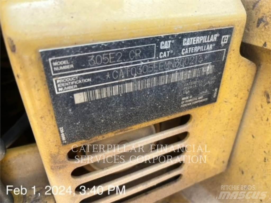 CAT 305E2CR Pásové rýpadlá