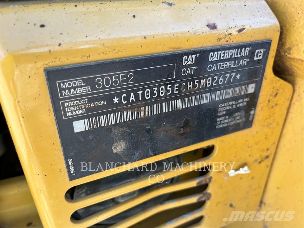 CAT 305E2CR Pásové rýpadlá