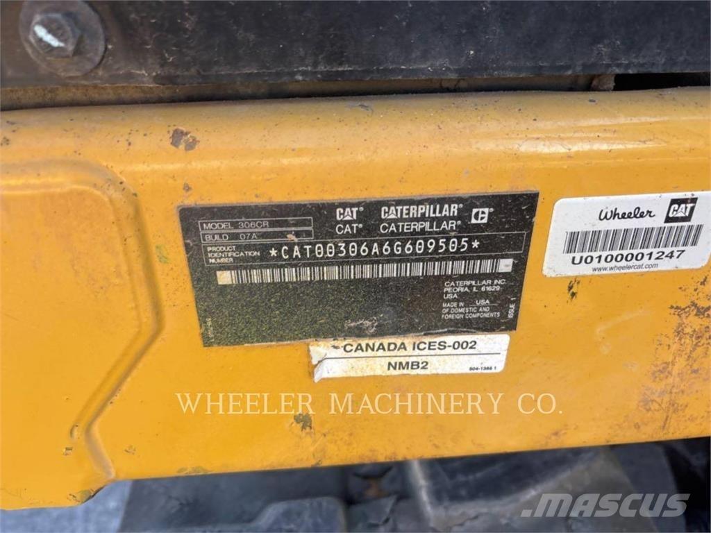 CAT 306 C3 TAQ Pásové rýpadlá