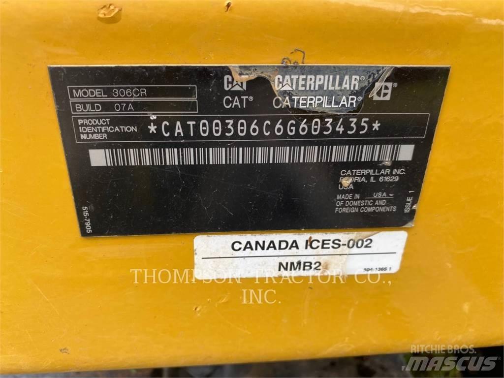 CAT 306CR Pásové rýpadlá