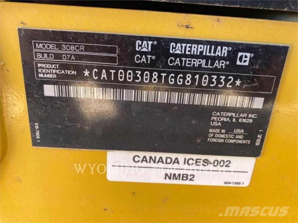 CAT 308 Pásové rýpadlá