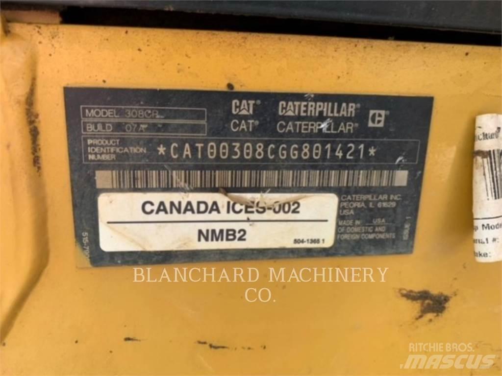CAT 308CR Pásové rýpadlá