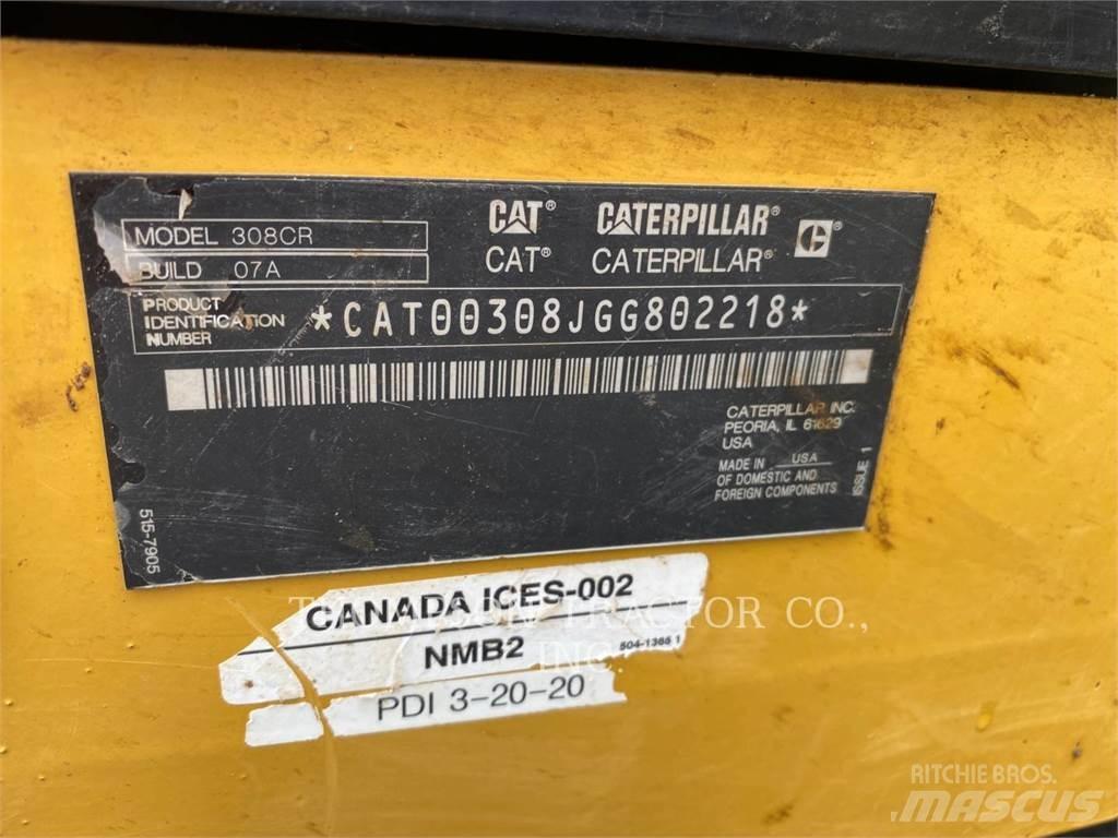 CAT 308CR Pásové rýpadlá