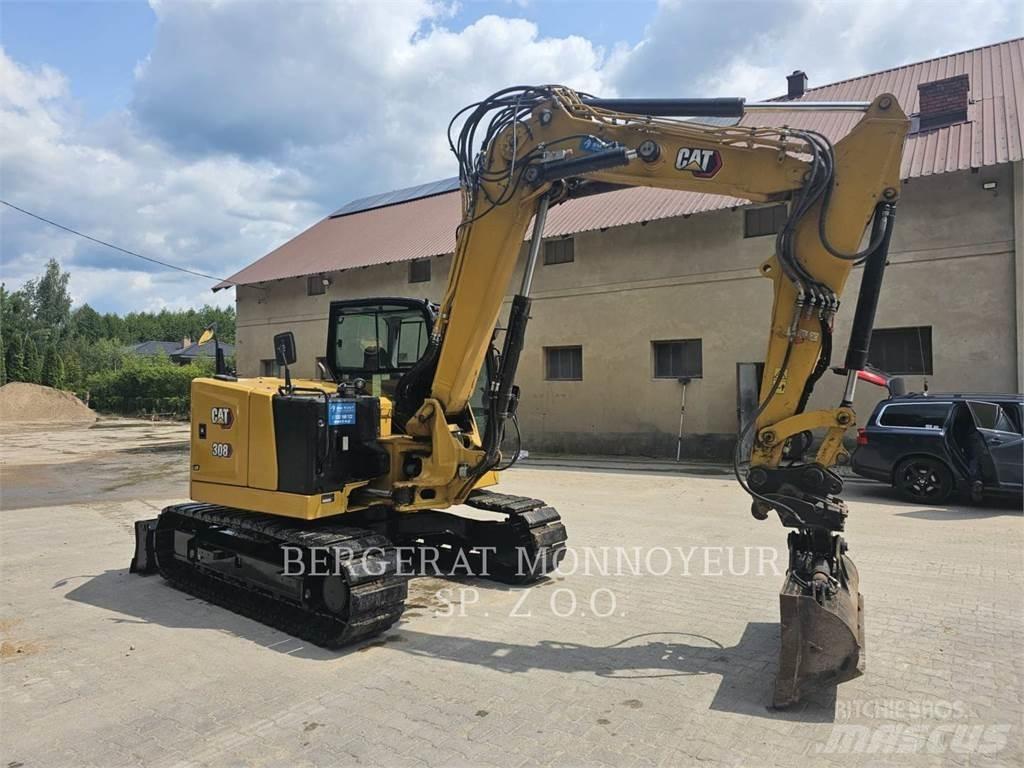 CAT 308CR Pásové rýpadlá