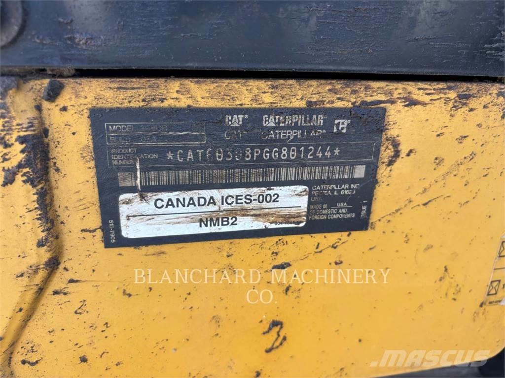 CAT 308CR Pásové rýpadlá