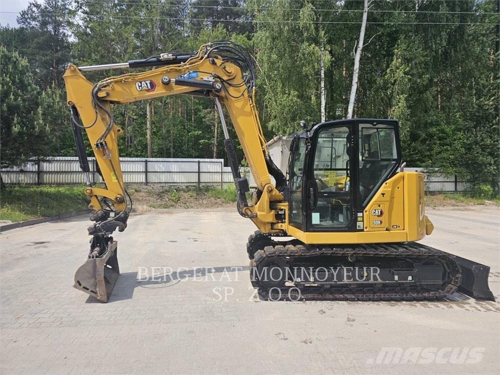 CAT 308CR Pásové rýpadlá
