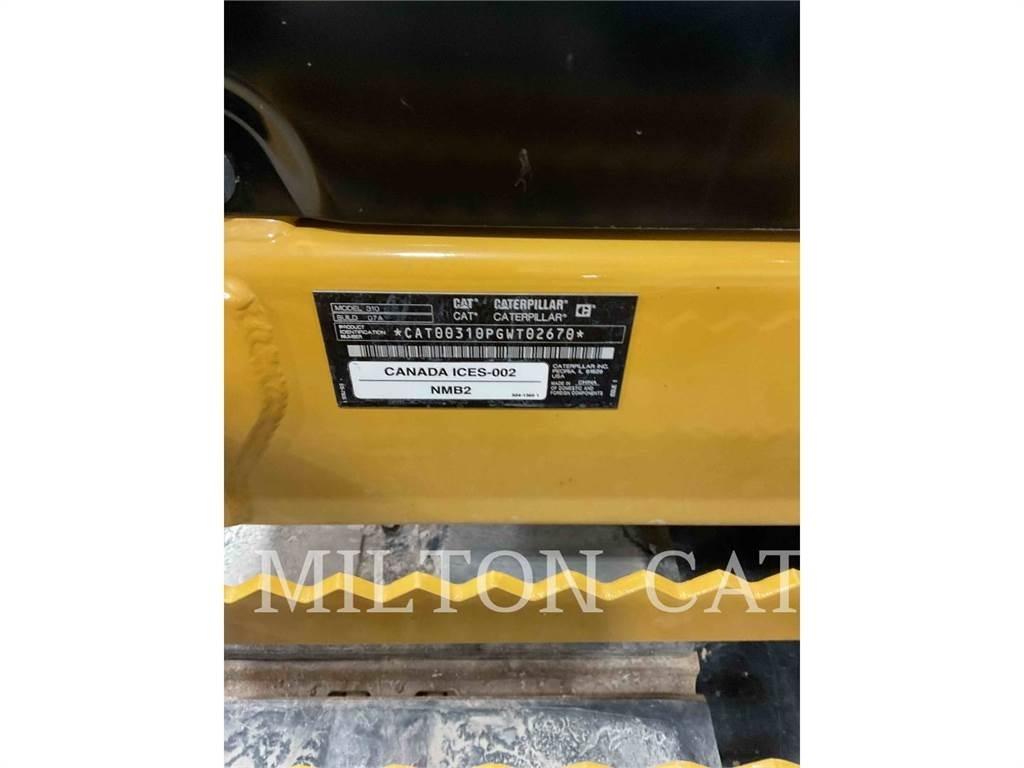 CAT 310 Pásové rýpadlá