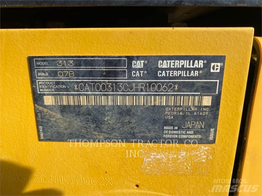 CAT 313 Pásové rýpadlá