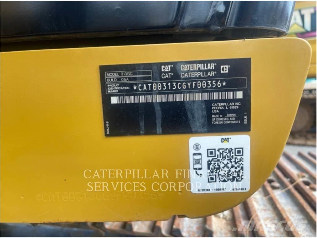 CAT 313-05GC Pásové rýpadlá