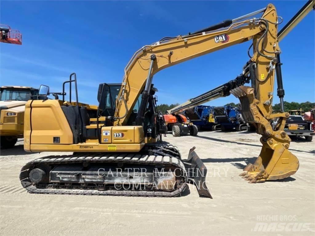 CAT 313-07 Pásové rýpadlá