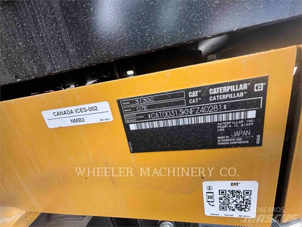 CAT 313 GC CF Pásové rýpadlá