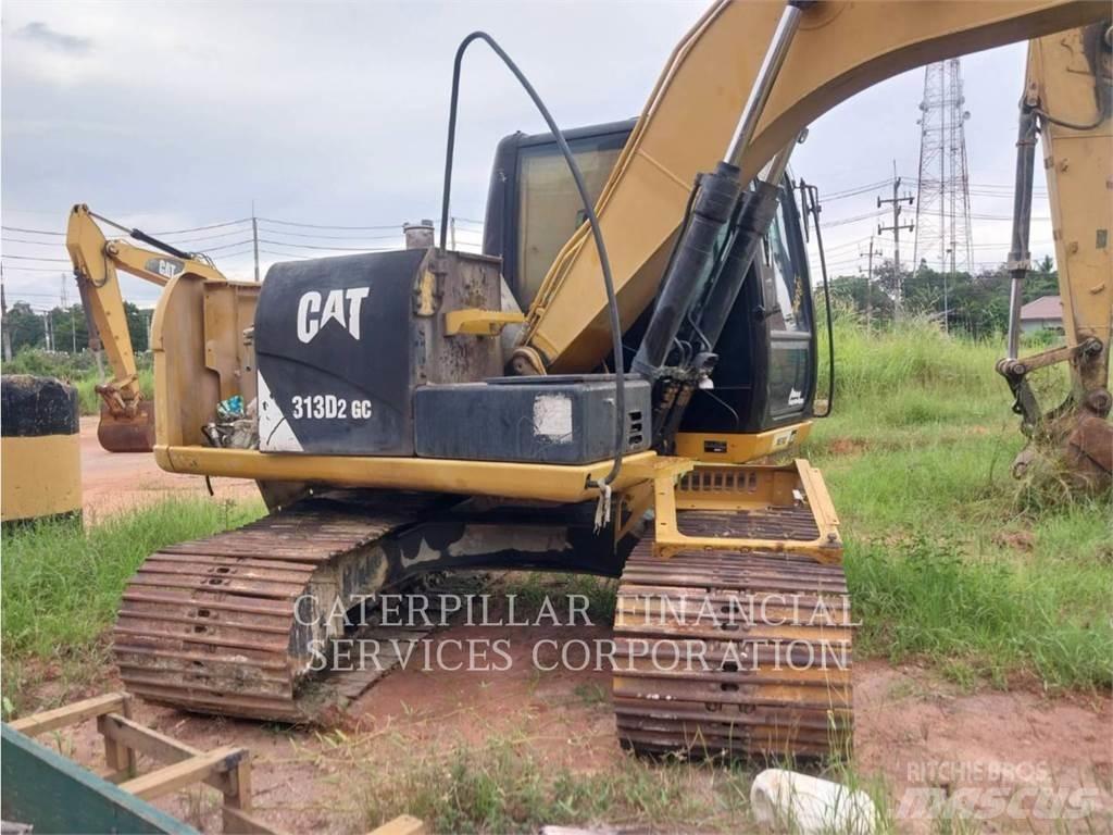 CAT 313D2GC Pásové rýpadlá
