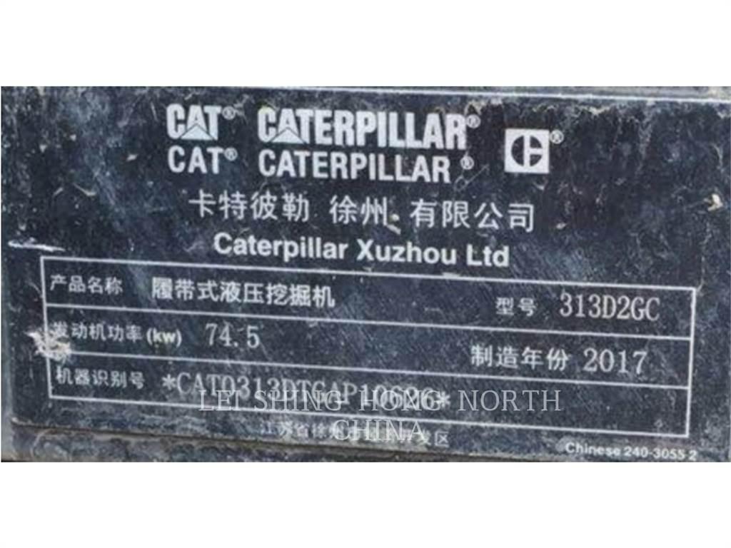 CAT 313D2GC Pásové rýpadlá