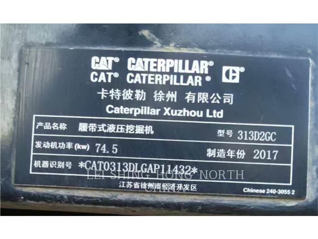 CAT 313D2GC Pásové rýpadlá