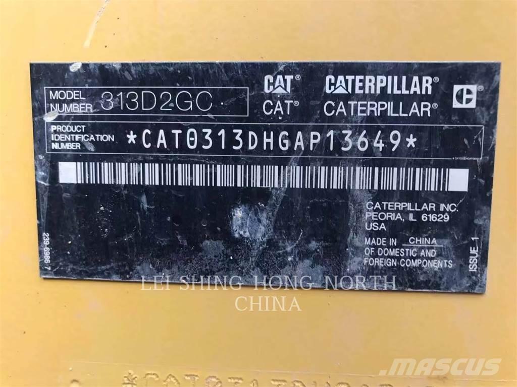 CAT 313D2GC Pásové rýpadlá