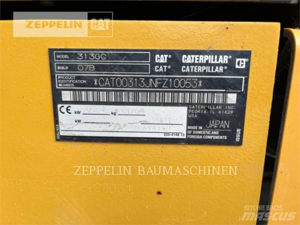 CAT 313GC Pásové rýpadlá