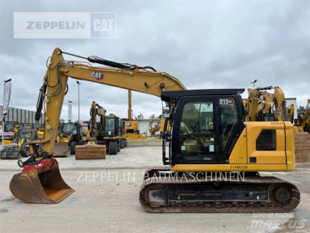 CAT 313GC Pásové rýpadlá