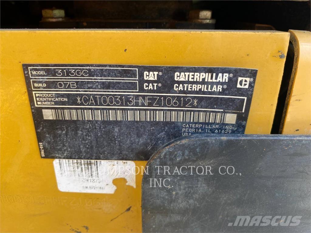 CAT 313GC Pásové rýpadlá