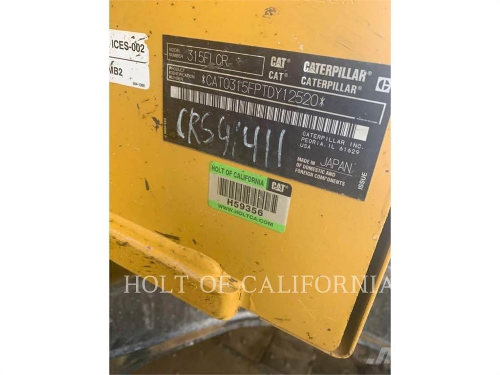 CAT 315 Pásové rýpadlá