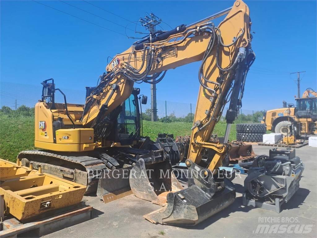 CAT 315 Pásové rýpadlá