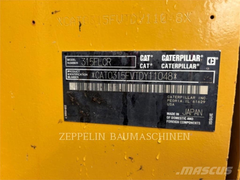 CAT 315FL Pásové rýpadlá